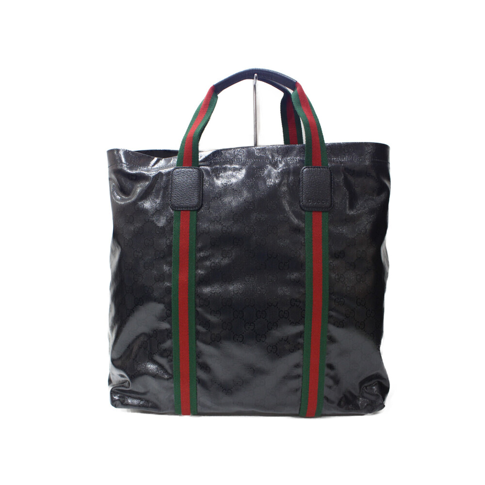GUCCI Crystal GG Tote Bag Black